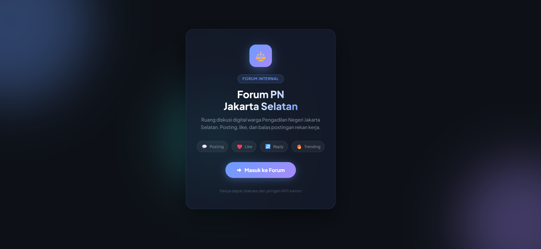 Tangkapan layar Forum PN Jakarta Selatan